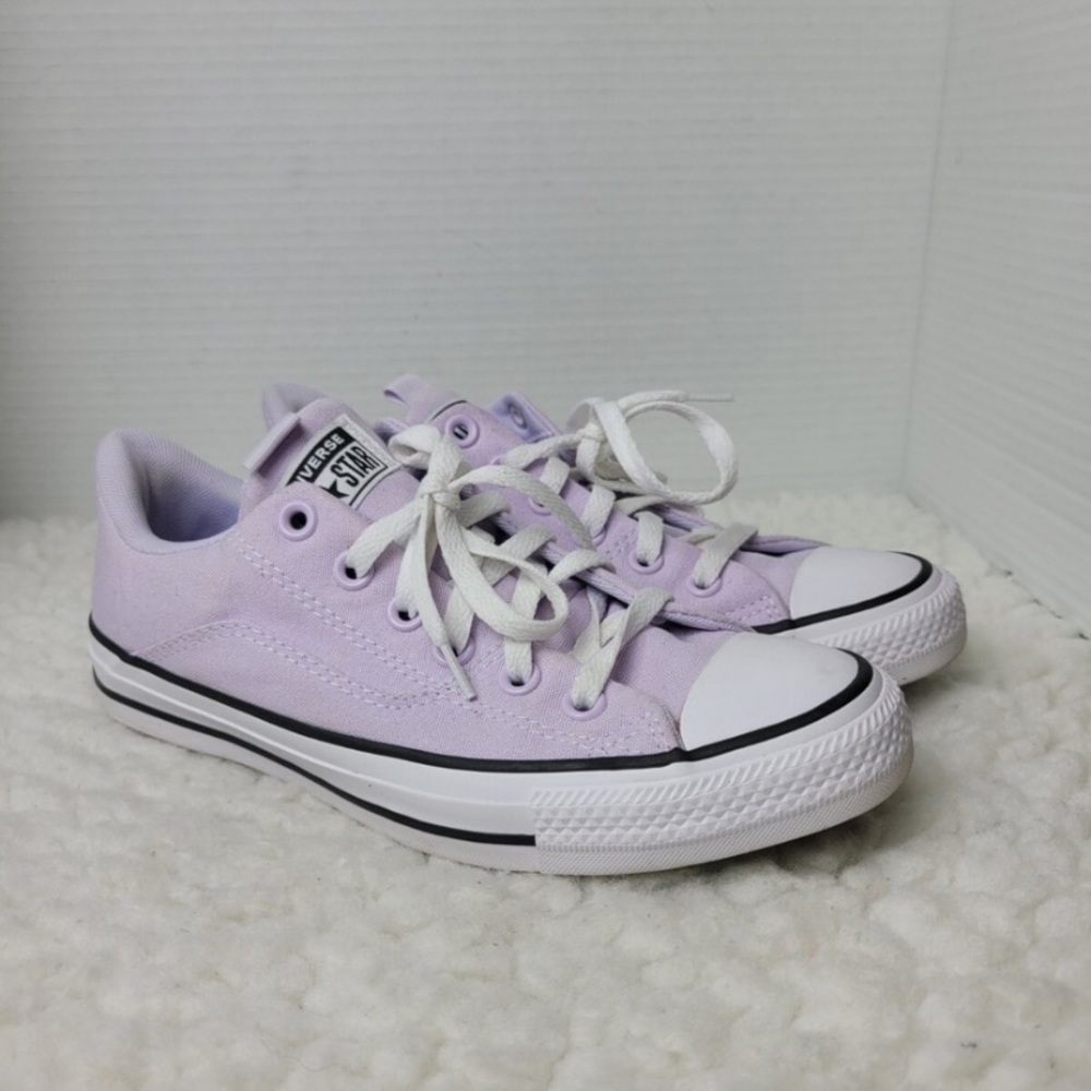 Converse Lavender Canvas Sneakers